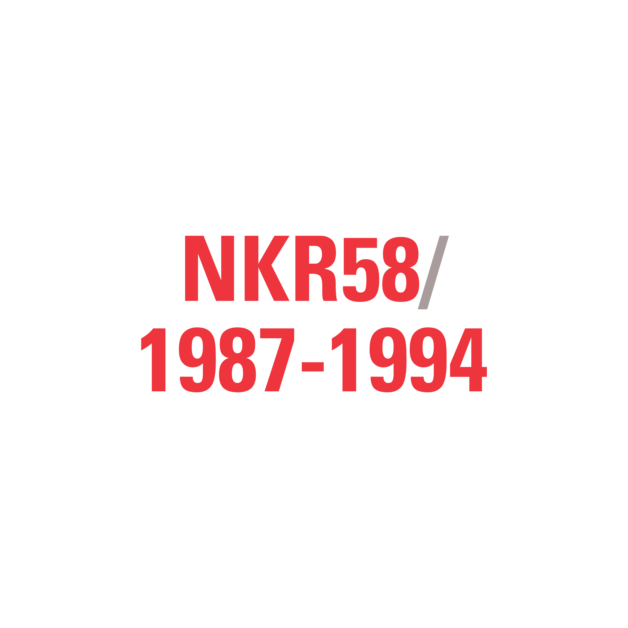 NKR58 1987-1994